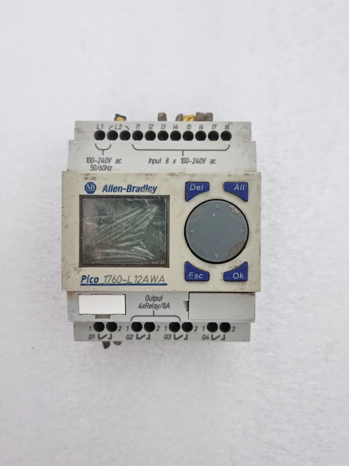 ALLEN BRADLEY 1760-L12AWA PICO CONTROLLER FOR PARTS (MADE IN GERMANY) 1760L12AWA